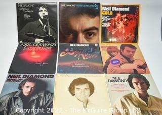 Vinyl Records: Nine (9) Albums of Neil Diamond