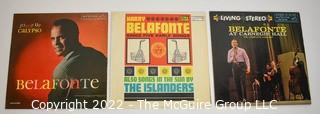 Vinyl Records: Three (3) Albums of Harry Belafonte