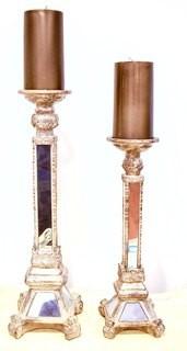 Pair of Mirrored Candlesticks