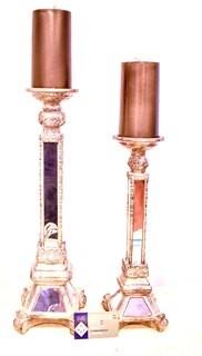 Pair of Mirrored Candlesticks