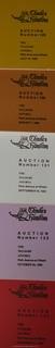 Lot 11.  Charles Hamilton.  164 items.  Auction catalogs 1-166, from May 16, 1963 to November 29, 1984 (missing nos. 69 and 158).  Most include separate list of prices realized.  The first auction was held at the Gotham Hotel, located on Fifth Avenue at 55th Street.  Auction 166 was held at the Omni Park Central, Seventh Avenue at 56th Street. 

Charles Hamilton Autographs. Catalogs.  43 items. In Catalog 25 is this information: “To avoid confusion in identifying our catalogs, we have decided to designate them all by number. Since we have issued ten large catalogs (1 to 10, inclusive), and fourteen Gray Octavos (A to O, inclusive, omitting the letter I), this catalog becomes Number 25. The next will be Number 26.” This group includes 1, 3, 4, 6-10, A, D, E, F, H, J, K, L, M, N, O, 25-46, 48, 49.  Unfortunately, the catalogs are not dated. Internal evidence suggests they are from the late 1950s to 1965.

Charles Hamilton Galleries.  1 item.  Catalog 1.  Postmark of Nov. 5, 1984.  Letter