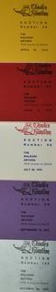 Lot 11.  Charles Hamilton.  164 items.  Auction catalogs 1-166, from May 16, 1963 to November 29, 1984 (missing nos. 69 and 158).  Most include separate list of prices realized.  The first auction was held at the Gotham Hotel, located on Fifth Avenue at 55th Street.  Auction 166 was held at the Omni Park Central, Seventh Avenue at 56th Street. 

Charles Hamilton Autographs. Catalogs.  43 items. In Catalog 25 is this information: “To avoid confusion in identifying our catalogs, we have decided to designate them all by number. Since we have issued ten large catalogs (1 to 10, inclusive), and fourteen Gray Octavos (A to O, inclusive, omitting the letter I), this catalog becomes Number 25. The next will be Number 26.” This group includes 1, 3, 4, 6-10, A, D, E, F, H, J, K, L, M, N, O, 25-46, 48, 49.  Unfortunately, the catalogs are not dated. Internal evidence suggests they are from the late 1950s to 1965.

Charles Hamilton Galleries.  1 item.  Catalog 1.  Postmark of Nov. 5, 1984.  Letter