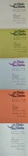 Lot 11.  Charles Hamilton.  164 items.  Auction catalogs 1-166, from May 16, 1963 to November 29, 1984 (missing nos. 69 and 158).  Most include separate list of prices realized.  The first auction was held at the Gotham Hotel, located on Fifth Avenue at 55th Street.  Auction 166 was held at the Omni Park Central, Seventh Avenue at 56th Street. 

Charles Hamilton Autographs. Catalogs.  43 items. In Catalog 25 is this information: “To avoid confusion in identifying our catalogs, we have decided to designate them all by number. Since we have issued ten large catalogs (1 to 10, inclusive), and fourteen Gray Octavos (A to O, inclusive, omitting the letter I), this catalog becomes Number 25. The next will be Number 26.” This group includes 1, 3, 4, 6-10, A, D, E, F, H, J, K, L, M, N, O, 25-46, 48, 49.  Unfortunately, the catalogs are not dated. Internal evidence suggests they are from the late 1950s to 1965.

Charles Hamilton Galleries.  1 item.  Catalog 1.  Postmark of Nov. 5, 1984.  Letter