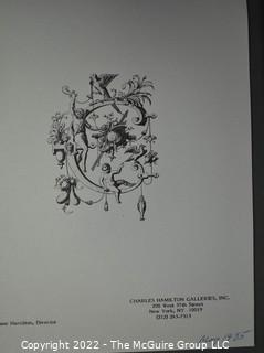 Lot 11.  Charles Hamilton.  164 items.  Auction catalogs 1-166, from May 16, 1963 to November 29, 1984 (missing nos. 69 and 158).  Most include separate list of prices realized.  The first auction was held at the Gotham Hotel, located on Fifth Avenue at 55th Street.  Auction 166 was held at the Omni Park Central, Seventh Avenue at 56th Street. 

Charles Hamilton Autographs. Catalogs.  43 items. In Catalog 25 is this information: “To avoid confusion in identifying our catalogs, we have decided to designate them all by number. Since we have issued ten large catalogs (1 to 10, inclusive), and fourteen Gray Octavos (A to O, inclusive, omitting the letter I), this catalog becomes Number 25. The next will be Number 26.” This group includes 1, 3, 4, 6-10, A, D, E, F, H, J, K, L, M, N, O, 25-46, 48, 49.  Unfortunately, the catalogs are not dated. Internal evidence suggests they are from the late 1950s to 1965.

Charles Hamilton Galleries.  1 item.  Catalog 1.  Postmark of Nov. 5, 1984.  Letter