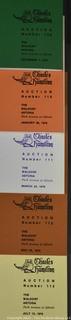 Lot 11.  Charles Hamilton.  164 items.  Auction catalogs 1-166, from May 16, 1963 to November 29, 1984 (missing nos. 69 and 158).  Most include separate list of prices realized.  The first auction was held at the Gotham Hotel, located on Fifth Avenue at 55th Street.  Auction 166 was held at the Omni Park Central, Seventh Avenue at 56th Street. 

Charles Hamilton Autographs. Catalogs.  43 items. In Catalog 25 is this information: “To avoid confusion in identifying our catalogs, we have decided to designate them all by number. Since we have issued ten large catalogs (1 to 10, inclusive), and fourteen Gray Octavos (A to O, inclusive, omitting the letter I), this catalog becomes Number 25. The next will be Number 26.” This group includes 1, 3, 4, 6-10, A, D, E, F, H, J, K, L, M, N, O, 25-46, 48, 49.  Unfortunately, the catalogs are not dated. Internal evidence suggests they are from the late 1950s to 1965.

Charles Hamilton Galleries.  1 item.  Catalog 1.  Postmark of Nov. 5, 1984.  Letter
