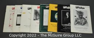 Lot 21.  Phillips (New York).  8 items.  Auction catalogs, 1978-1981.  Catalogs sometimes include price estimates and/or separate list of prices realized.  The auction catalog for June 25, 1980 includes over fifty items associated with Andrew Jackson.