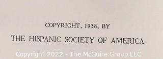 Lot 43.  Handbook: Museum and Library Collections.  New York: The Hispanic Society of America, 1938.  Hardback, no dustjacket.