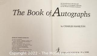 Lot 35.  Charles Hamilton. The Book of Autographs.  New York: Simon and Schuster, 1978.  Hardback, with dustjacket.  