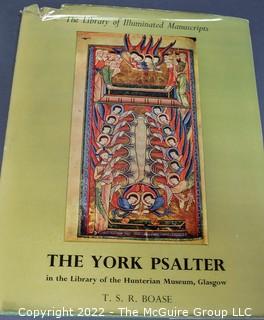 Lot 47.  T.S.R. Boase.  The York Psalter in the Library of The Huntington Museum, Glasgow.  New York: Thomas Yoseloff, 1962.  Hardback with dust jacket. 