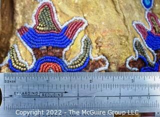 19th Century Native American Beaded Buckskin Child's Jacket.  Condition issues. 