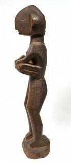 19th Century Native American Carved Wood Figure or Totem. 10"