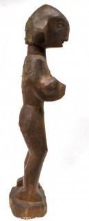 19th Century Native American Carved Wood Figure or Totem. 10"