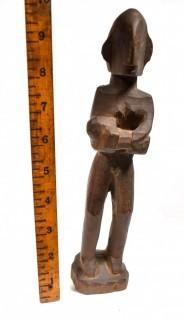 19th Century Native American Carved Wood Figure or Totem. 10"