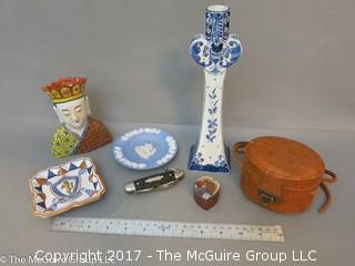 Collection including jackknife and Jasper ware  