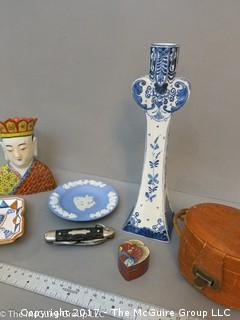 Collection including jackknife and Jasper ware  