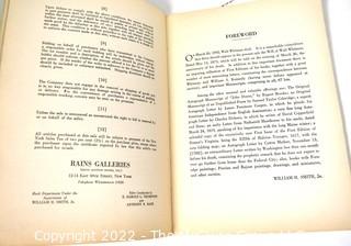 Lot 23.  Rains Galleries.  1 item. “First Editions, Autograph Letters and Manuscripts of Outstanding Importance including a Remarkable Collection of Letters & Manuscripts by Walt Whitman together with his Will, dated May 15, 1873.”  Offered at public sale March 25 and 26, 1936, at Rains Auction Rooms, East 49th Street, New York.  