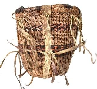 19th Century Prairie, Plains and Plateau Native American Burden Basket