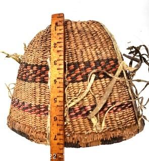 19th Century Prairie, Plains and Plateau Native American Burden Basket