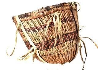 19th Century Prairie, Plains and Plateau Native American Burden Basket