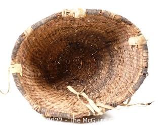 19th Century Prairie, Plains and Plateau Native American Burden Basket