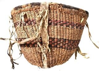 19th Century Prairie, Plains and Plateau Native American Burden Basket