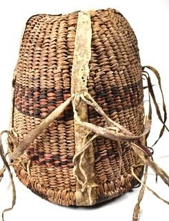 19th Century Prairie, Plains and Plateau Native American Burden Basket