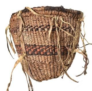 19th Century Prairie, Plains and Plateau Native American Burden Basket