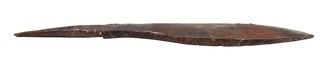 19th Century Prairie, Plains and Plateau Native American Hand Forged Iron Knife Blade.