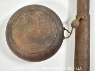 19th Century Native American Wooden Bull Roarer Noise Maker 