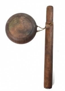 19th Century Native American Wooden Bull Roarer Noise Maker 