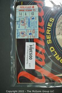 1964 Baseball World Series Official Program with ticket stub.  New York Yankees vs St. Louis Cardinals 