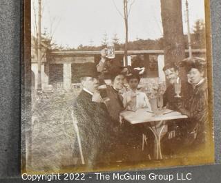 Victorian Era Family Photo Album From European Transatlantic Crossing - Ocean Liner, Germany Castle.  