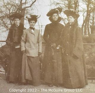 Victorian Era Family Photo Album From European Transatlantic Crossing - Ocean Liner, Germany Castle.  