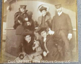 Victorian Era Family Photo Album From European Transatlantic Crossing - Ocean Liner, Germany Castle.  