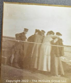 Victorian Era Family Photo Album From European Transatlantic Crossing - Ocean Liner, Germany Castle.  