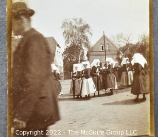 Victorian Era Family Photo Album From European Transatlantic Crossing - Ocean Liner, Germany Castle.  