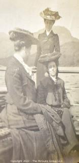 Victorian Era Family Photo Album From European Transatlantic Crossing - Ocean Liner, Germany Castle.  