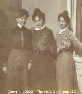 Victorian Era Family Photo Album From European Transatlantic Crossing - Ocean Liner, Germany Castle.  