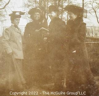 Victorian Era Family Photo Album From European Transatlantic Crossing - Ocean Liner, Germany Castle.  