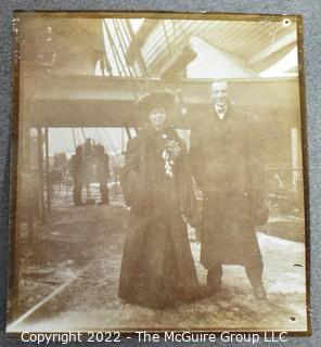 Victorian Era Family Photo Album From European Transatlantic Crossing - Ocean Liner, Germany Castle.  