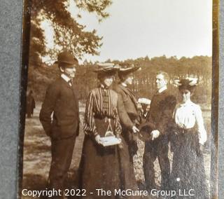 Victorian Era Family Photo Album From European Transatlantic Crossing - Ocean Liner, Germany Castle.  