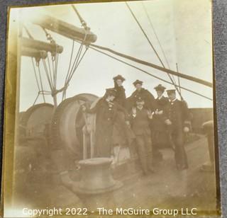 Victorian Era Family Photo Album From European Transatlantic Crossing - Ocean Liner, Germany Castle.  