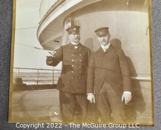 Victorian Era Family Photo Album From European Transatlantic Crossing - Ocean Liner, Germany Castle.  