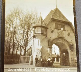 Victorian Era Family Photo Album From European Transatlantic Crossing - Ocean Liner, Germany Castle.  