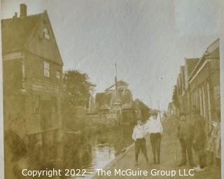 Victorian Era Family Photo Album From European Vacation - Beach Scenes, Holland, Villages 