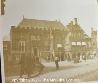 Victorian Era Family Photo Album From European Vacation - Beach Scenes, Holland, Villages 