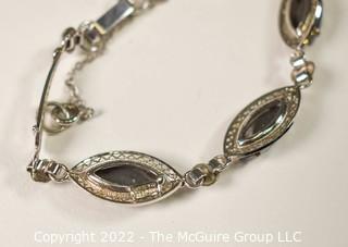 Sorrento Sterling Silver Filigree with Hematite Bracelet