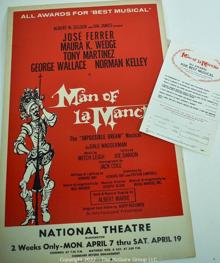 The McGuire Group LLC - Auction: 135: National Theater Memorabilia