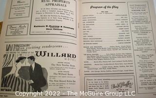 Group of Theater Black & White Publicity Photos and Playbills from "The King & I" at The National Theater, 1955.