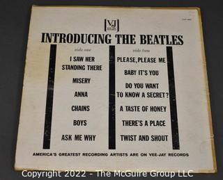 First Beatles Album Released In The US: "Introducing the Beatles" on Vee Jay Records  LP 1062 MONO. Vinyl Record